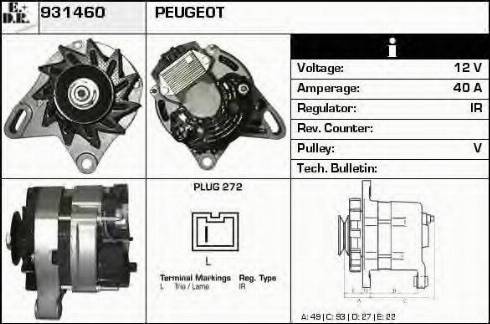 EDR 931460 - Ģenerators autospares.lv