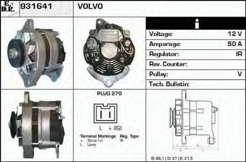 EDR 931641 - Ģenerators autospares.lv