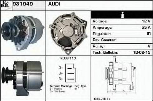 EDR 931040 - Ģenerators autospares.lv