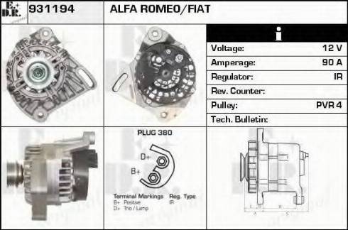 EDR 931194 - Ģenerators autospares.lv