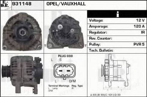 EDR 931148 - Ģenerators autospares.lv