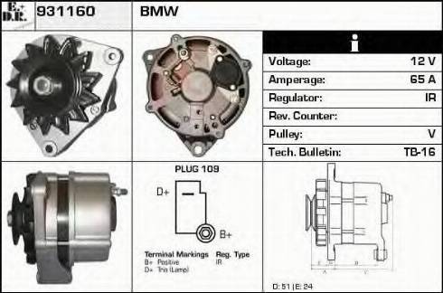 EDR 931160 - Ģenerators autospares.lv