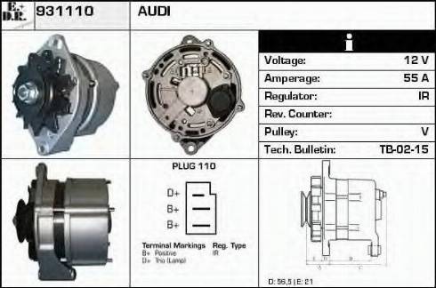 EDR 931110 - Ģenerators autospares.lv