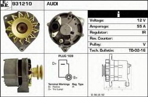 EDR 931210 - Ģenerators www.autospares.lv