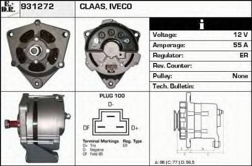 EDR 931272 - Ģenerators autospares.lv