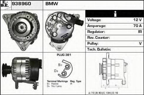 EDR 938960 - Ģenerators autospares.lv