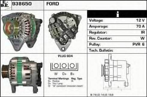 EDR 938650 - Ģenerators autospares.lv