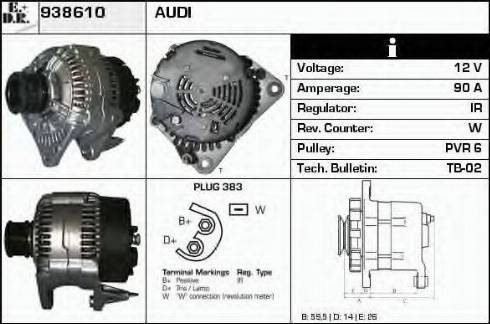 EDR 938610 - Ģenerators autospares.lv