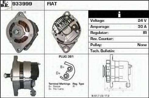 EDR 933999 - Ģenerators autospares.lv