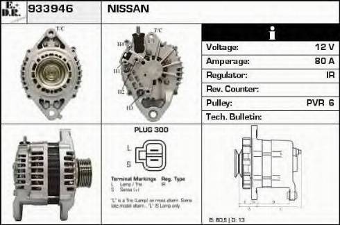 EDR 933946 - Ģenerators autospares.lv