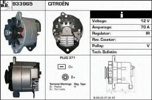 EDR 933965 - Ģenerators www.autospares.lv