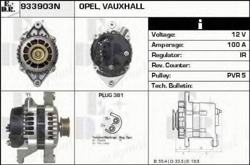 EDR 933903N - Ģenerators www.autospares.lv