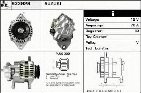 EDR 933929 - Ģenerators autospares.lv