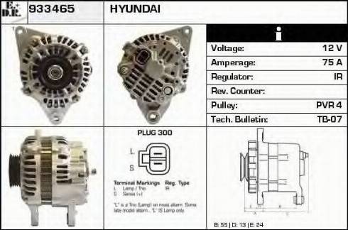 EDR 933465 - Ģenerators www.autospares.lv