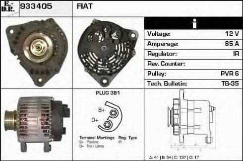 EDR 933405 - Ģenerators autospares.lv