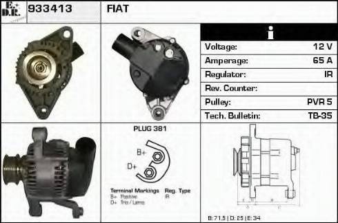 EDR 933413 - Ģenerators autospares.lv