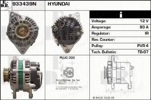 EDR 933439N - Генератор www.autospares.lv