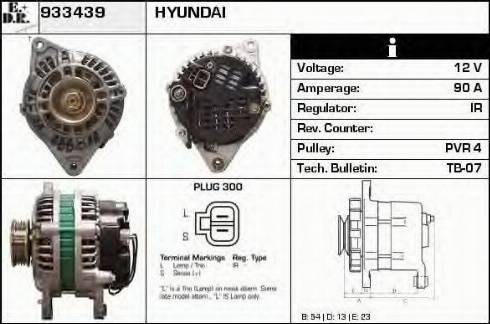 EDR 933439 - Генератор www.autospares.lv