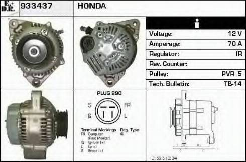 EDR 933437 - Ģenerators autospares.lv