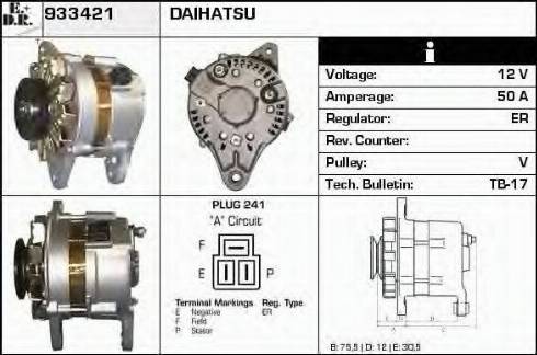 EDR 933421 - Ģenerators autospares.lv