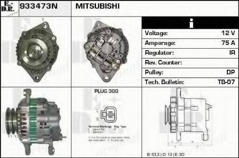 EDR 933473N - Ģenerators www.autospares.lv