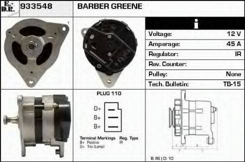 EDR 933548 - Ģenerators www.autospares.lv