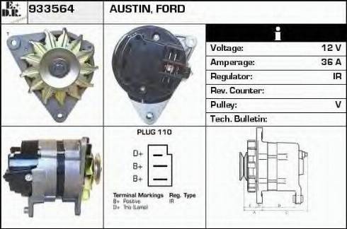 EDR 933564 - Ģenerators autospares.lv