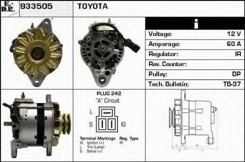 EDR 933505 - Ģenerators autospares.lv