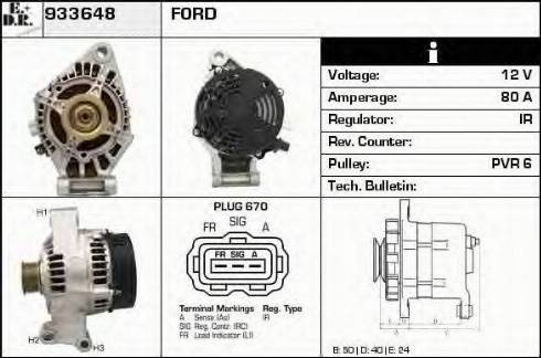 EDR 933648 - Ģenerators autospares.lv