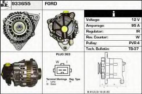 EDR 933655 - Ģenerators autospares.lv