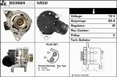 EDR 933664 - Ģenerators www.autospares.lv