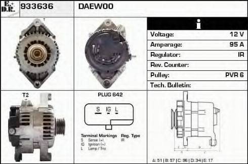 EDR 933636 - Ģenerators autospares.lv