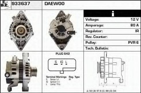 EDR 933637 - Ģenerators autospares.lv