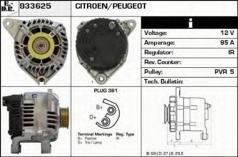 EDR 933625 - Ģenerators autospares.lv