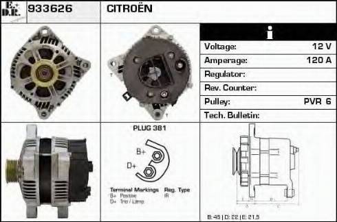 EDR 933626 - Ģenerators autospares.lv