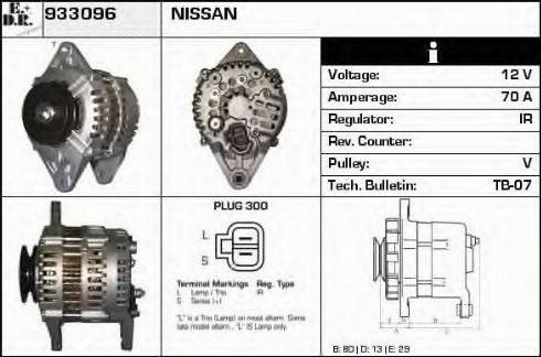 EDR 933096 - Генератор www.autospares.lv