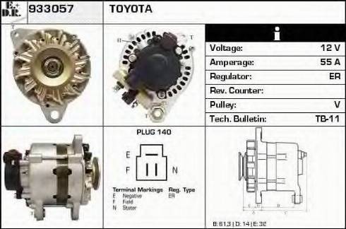 EDR 933057 - Ģenerators autospares.lv