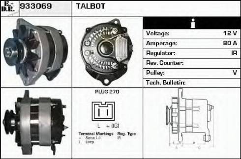 EDR 933069 - Ģenerators autospares.lv