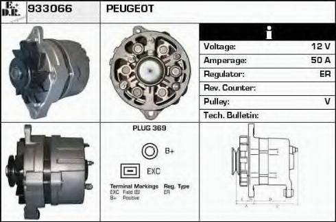 EDR 933066 - Генератор www.autospares.lv