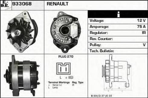 EDR 933068 - Ģenerators autospares.lv