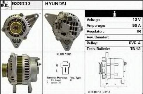 EDR 933033 - Генератор www.autospares.lv