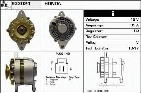 EDR 933024 - Ģenerators autospares.lv