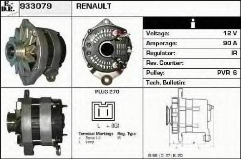 EDR 933079 - Ģenerators autospares.lv