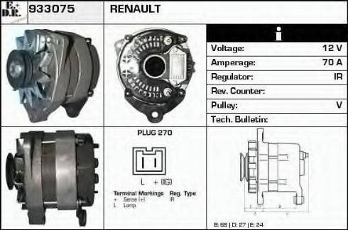 EDR 933075 - Ģenerators autospares.lv