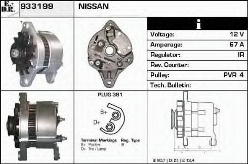 EDR 933199 - Ģenerators autospares.lv