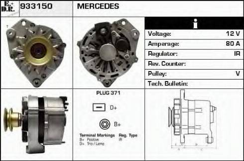 EDR 933150 - Ģenerators autospares.lv