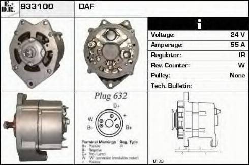 EDR 933100 - Ģenerators www.autospares.lv