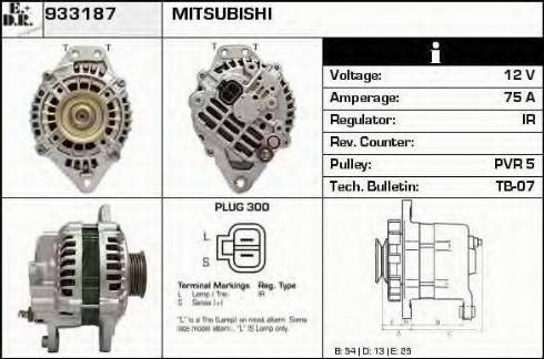 EDR 933187 - Ģenerators www.autospares.lv