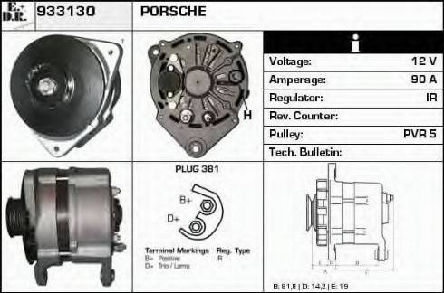 EDR 933130 - Ģenerators www.autospares.lv