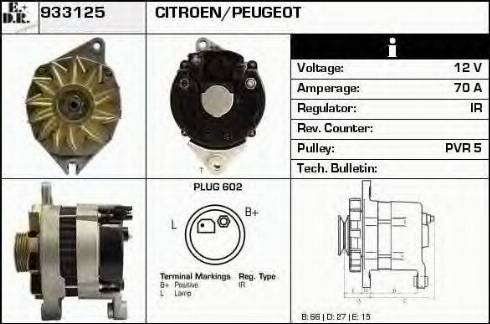 EDR 933125 - Ģenerators www.autospares.lv